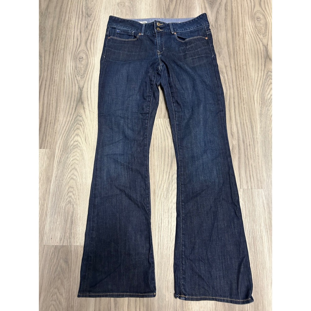 Gap Womens 1969 Perfect Boot Cut Denim Jeans 29/8r Dark Wash Blue Indigo Pants
